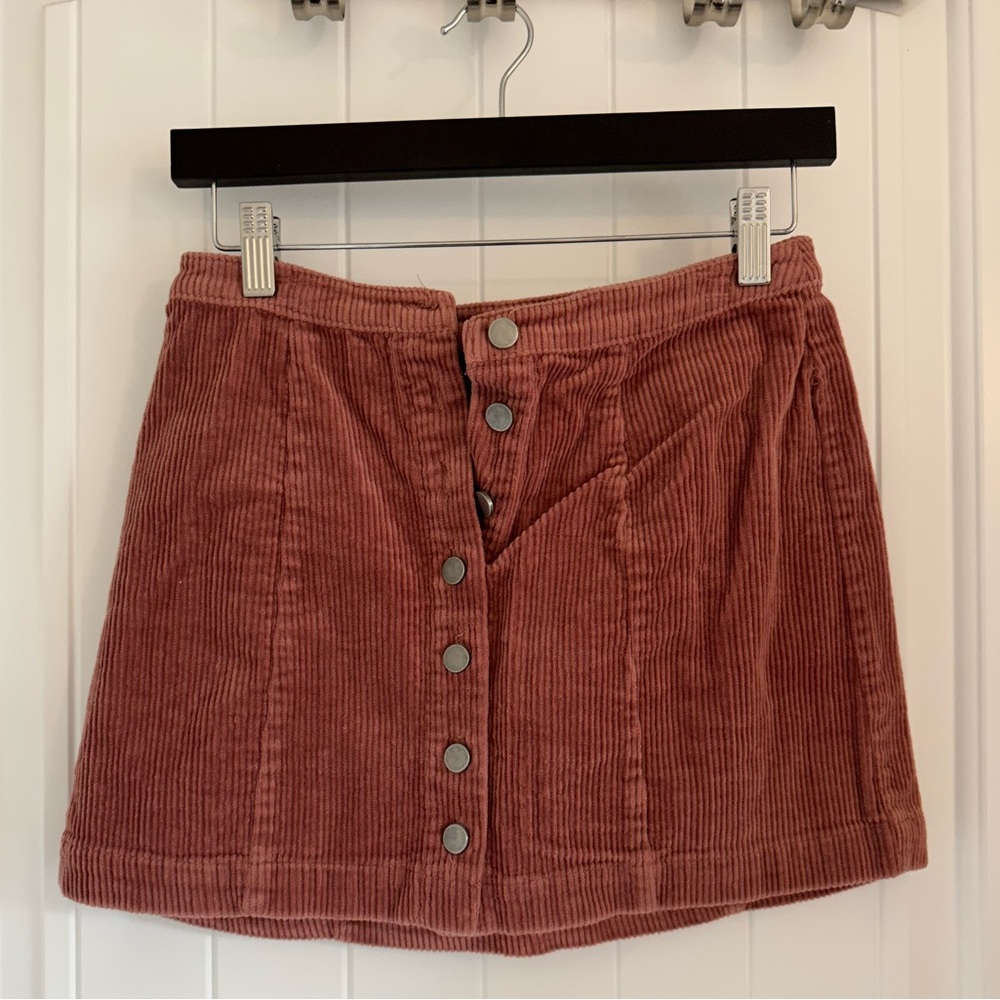 Blush Corduroy Skirt